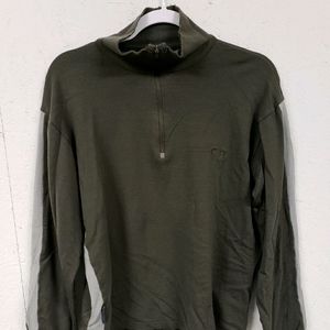 M's XL Icebreaker Zip Top- 100% Merino Wool